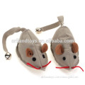 Samll Bell Cotton Gray Mouse cat toy, Dog Pet Toys